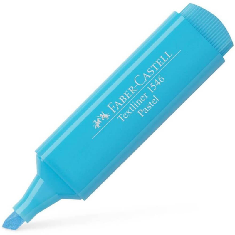 Textmarker Faber – Castell 1546, Bleu Pastel