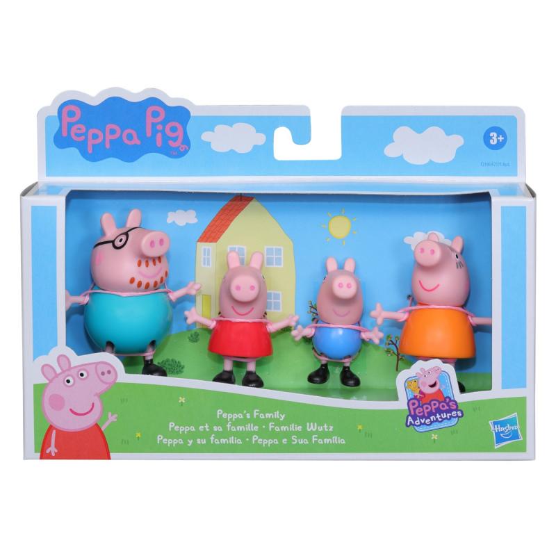 Peppa pig set figurine familia pig