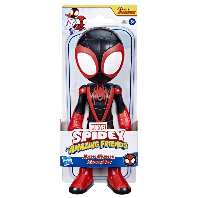 Spidey prietenii extraordinari figurina supradimensionata miles morales spider man 23cm