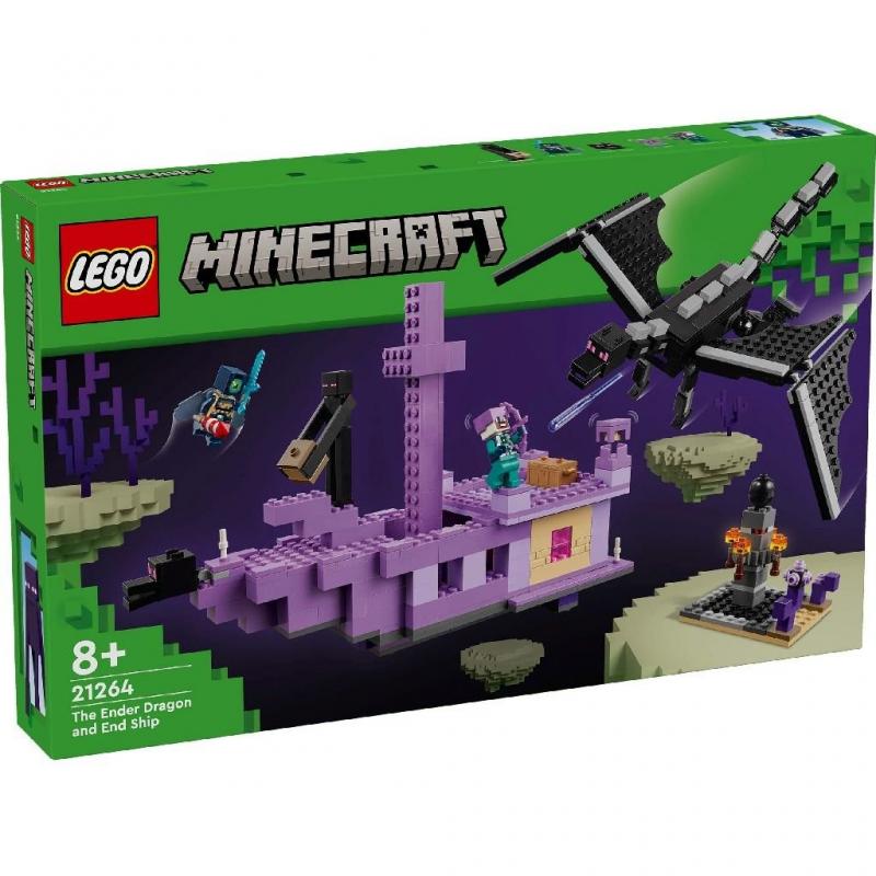 LEGO MINECRAFT DRAGON ENDER SI CORABIA DIN END 21264