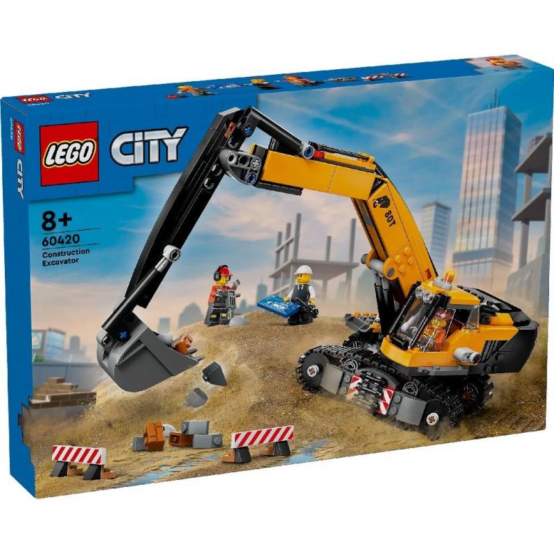 LEGO CITY EXCAVATOR GALBEN DE CONSTRUCTII 60420