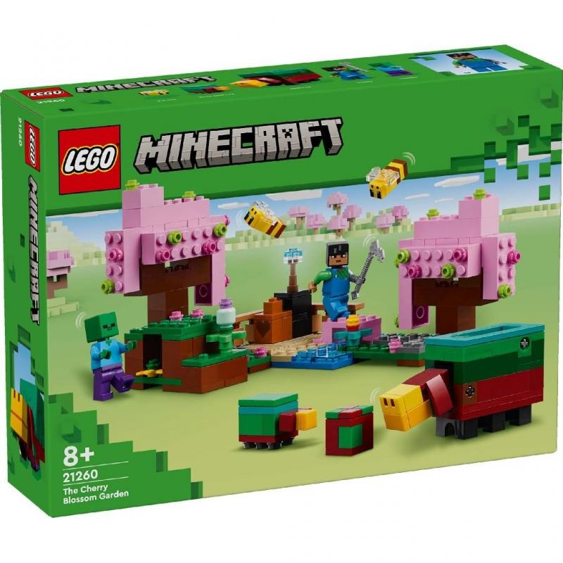 LEGO MINECRAFT GRADINA CU CIRESI INFLORITI 21260