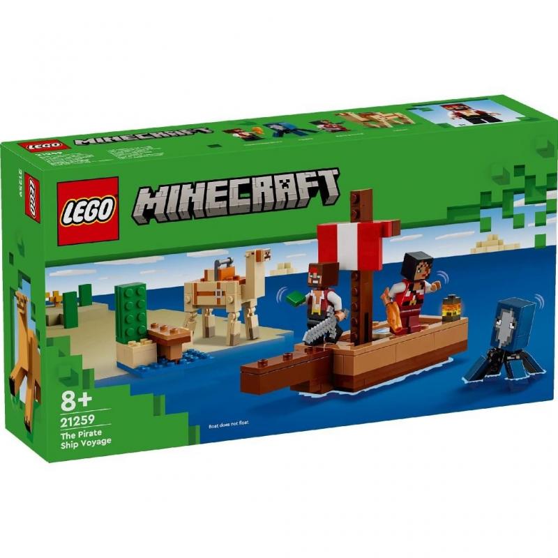 LEGO MINECRAFT CALATORIE PE CORABIA DE PIRATI 21259