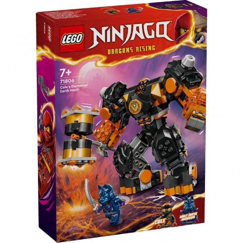 LEGO NINJAGO ROBOTUL STIHIE DE PAMaNT AL LUI COLE 71806