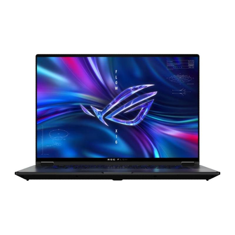 Laptop ASUS Gaming 16' ROG Flow X16 GV601VI, QHD+ Mini LED 240Hz Touch, Procesor Intel Core i9-13900H, 16GB DDR5, 1TB SSD, GeForce RTX 4070 8GB, Win 11 Pro, Off Black