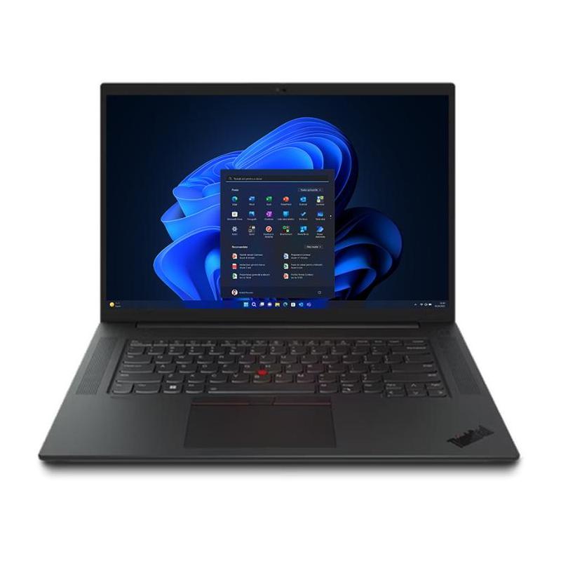 Laptop Lenovo ThinkPad P1 Gen 6, 16\'\' WQXGA IPS 165Hz, Procesor Intel Core i7-13800H, 32GB DDR5, 1TB SSD, GeForce RTX 4060 8GB, Win 11 Pro, Negru