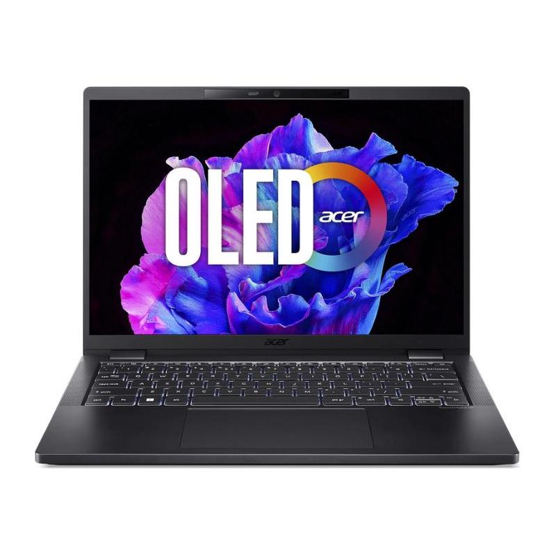 Laptop Acer 14' TravelMate P6 TMP614-53, 2.8K OLED, Intel Core i7-1355U, 32GB LPDDR5, 1TB SSD, Intel Iris Xe, Windows 11 Pro, Black