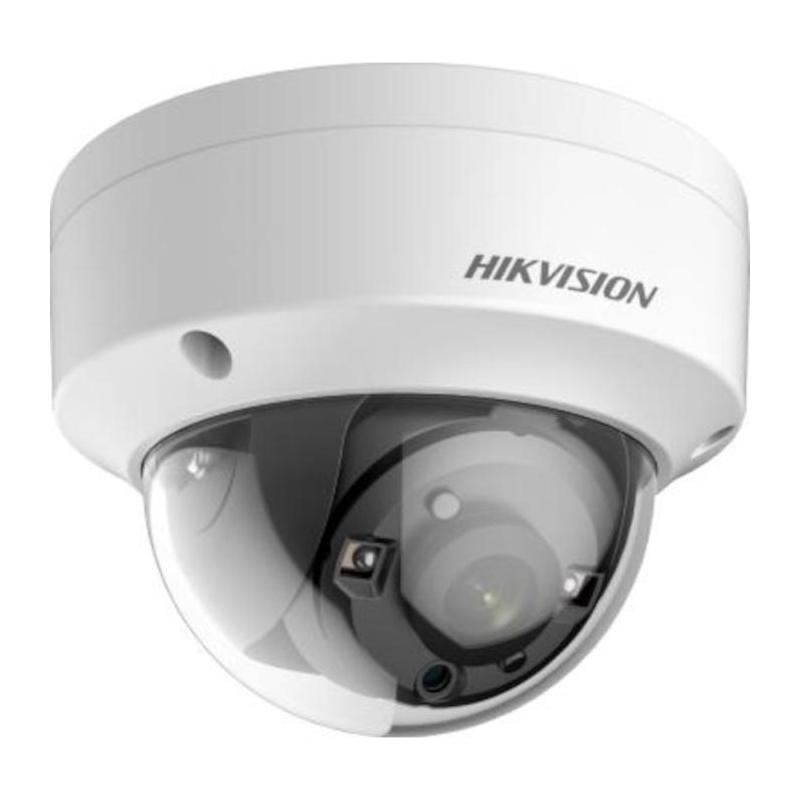 Camera de supraveghere HD Dome Hikvision DS-2CE57H8TVPITF28, 5MP, Lentila 2.8mm, IR 30m