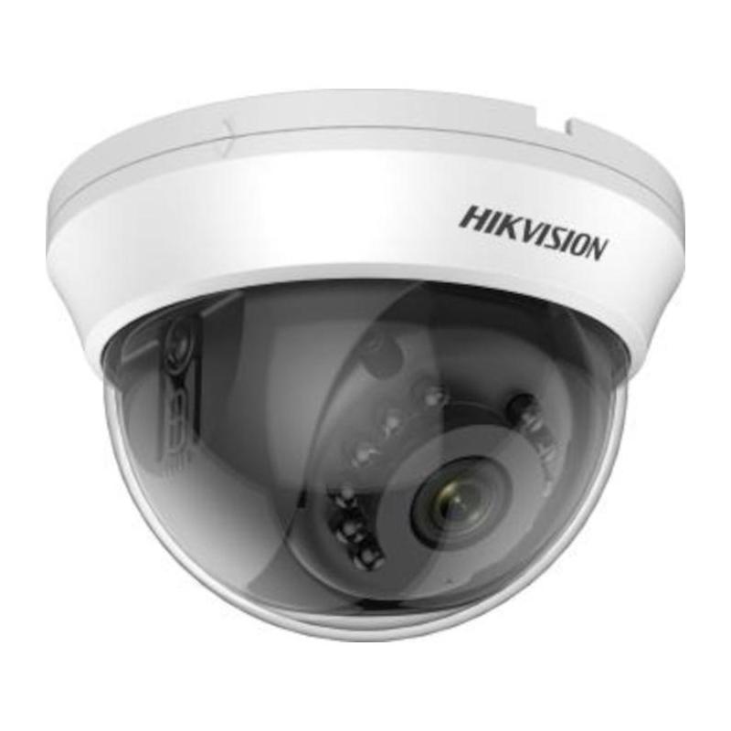 Camera de supraveghere HD Dome Hikvision Turbo DS-2CE56H0T-IRMMF(C), 5MP, Lentila 2.8mm, IR 20m