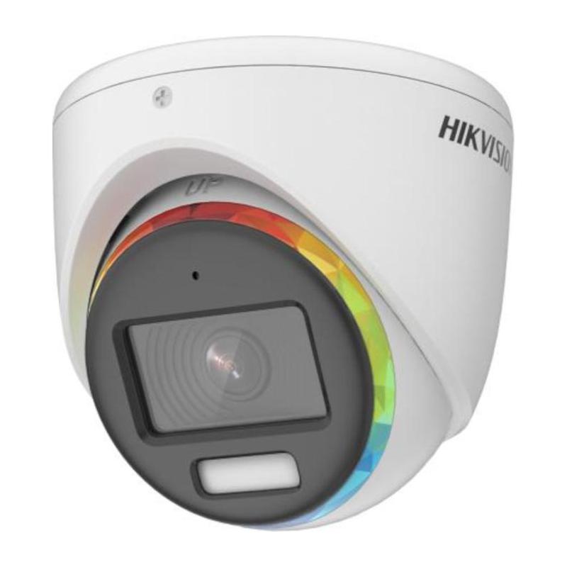 Camera de supraveghere TurboHD Turret Hikvision ColorVu DS-2CE70DF8T-MFSLN, 2MP, Lentila 3.6mm, IR 20m