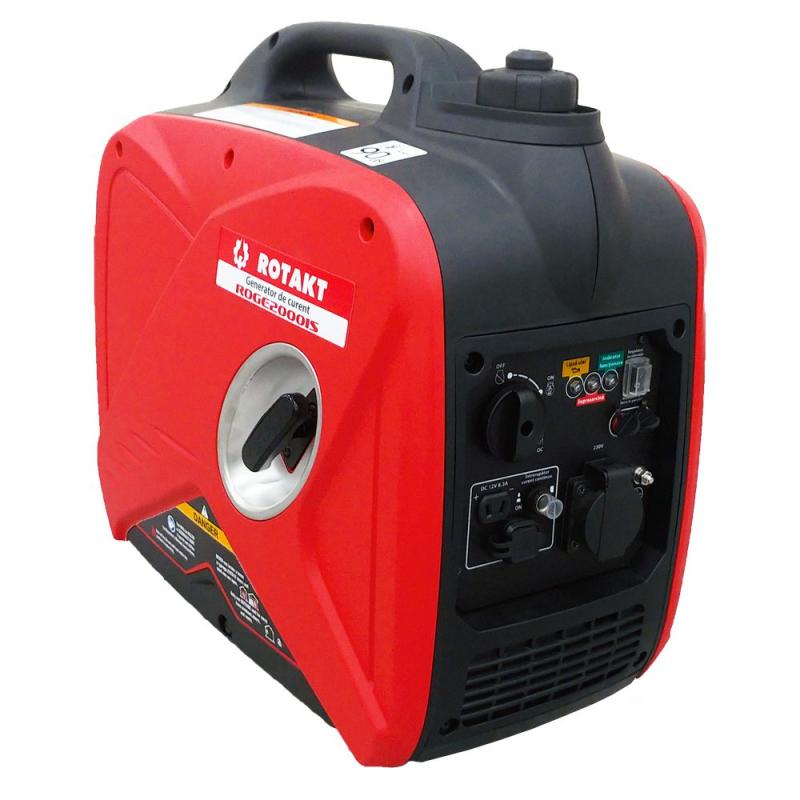 Generator de curent ROGE2000IS tip inverter, 1.8 KW, priza 220V, Port USB, Autonomie 4 ore