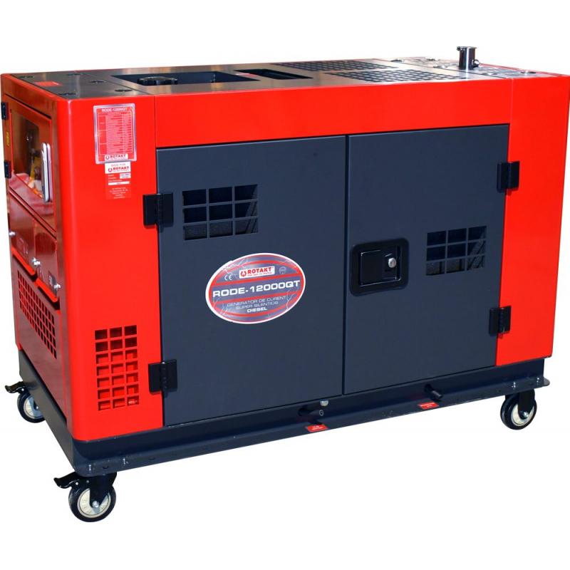 Generator Trifazat DIESEL Trifazic Rotakt RODE12000QT, ATS - Pornire Automata Pana De Curent, AVR