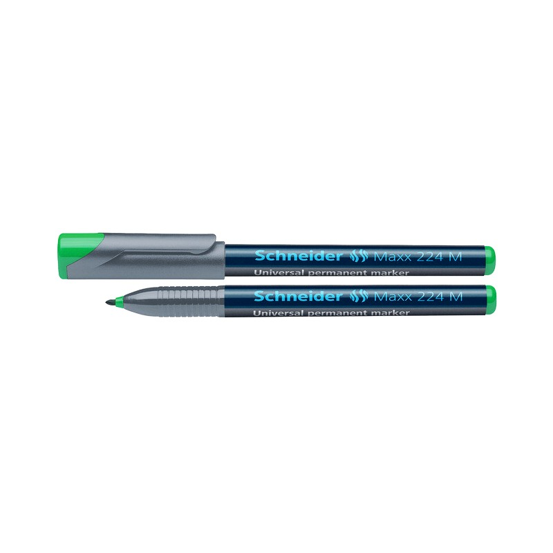 Universal Permanent Marker Schneider Maxx 224 M, Varf 1mm - Verde