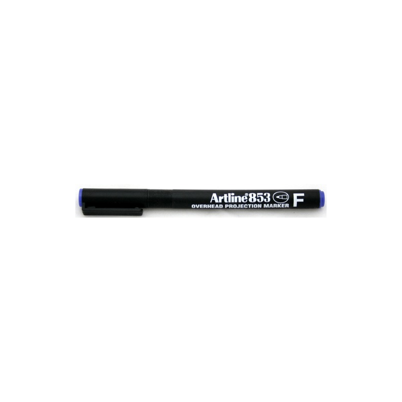 Ohp Permanent Marker Artline 853, Varf Fin - 0.5mm - Albastru
