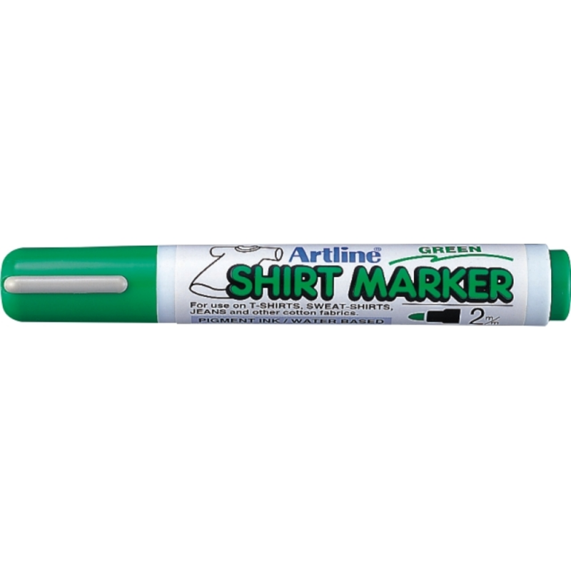 T-shirt Marker Artline, Corp Plastic, Varf Rotund 2.0mm - Verde