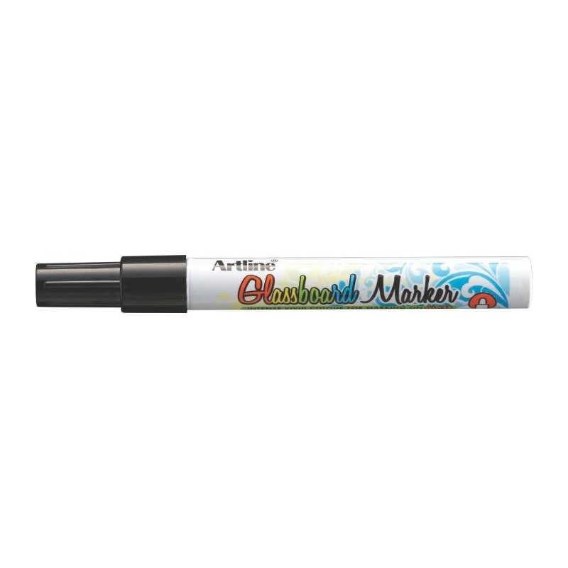 Marker Pentru Tabla De Sticla Artline Glassboard, Varf Rotund 2.0mm - Negru