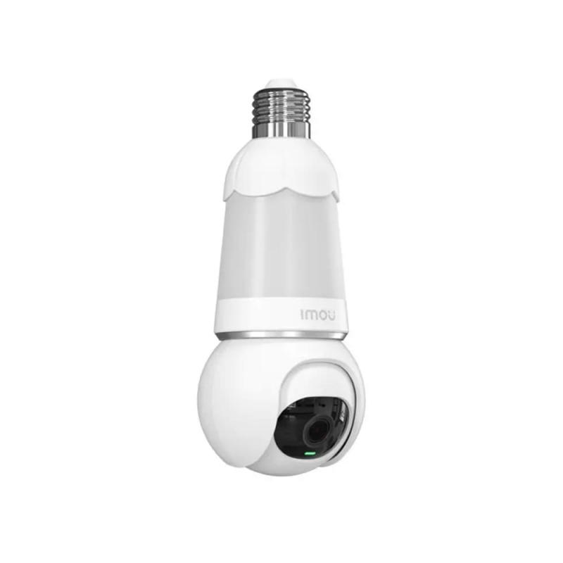 Camera de Supraveghere pentru interior cu Wi-Fi, cu Detectare Rapida si Notificari - Imou Ranger Bulb Cam (IPC-S6DP-5M0WEB-E27), Night Vision, E27, 5 MP, Alb