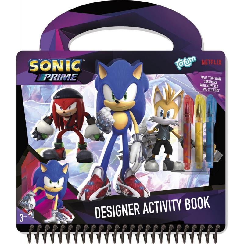 Carte cu activitati creative cu Sonic Prime