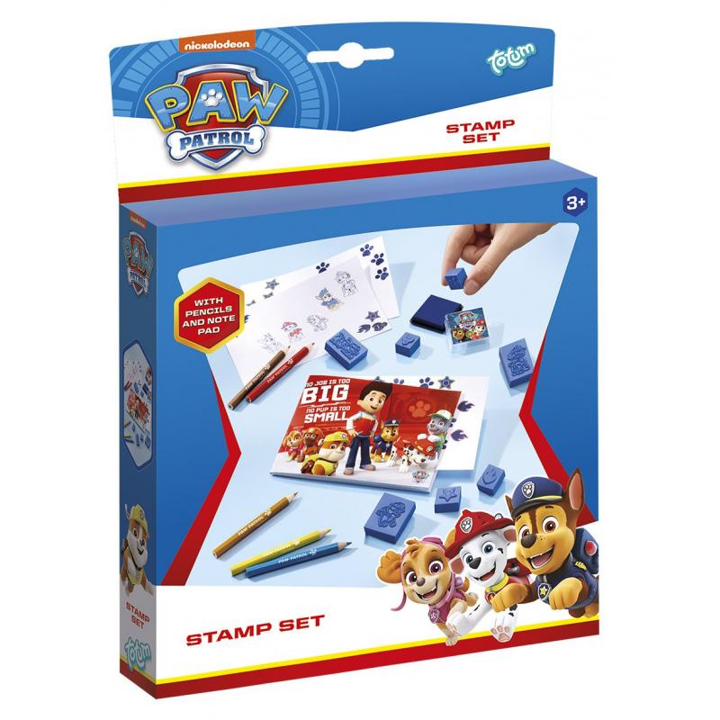 Set creativ de desenat cu stampile Paw Patrol, Paturala Catelusilor