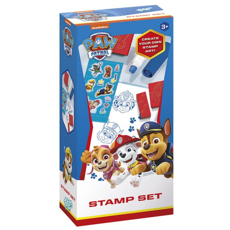 Mini set creativ Stampile Paw Patrol, Patrula Catelusilor