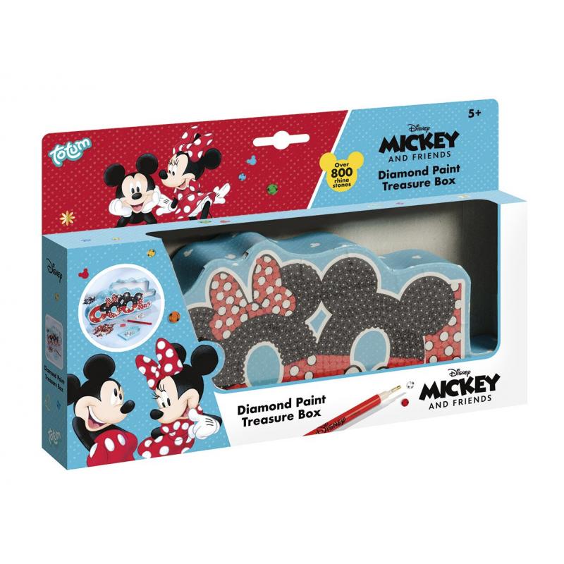 Set creativ Cufarul cu comori, diamond paint, Mickey si prietenii