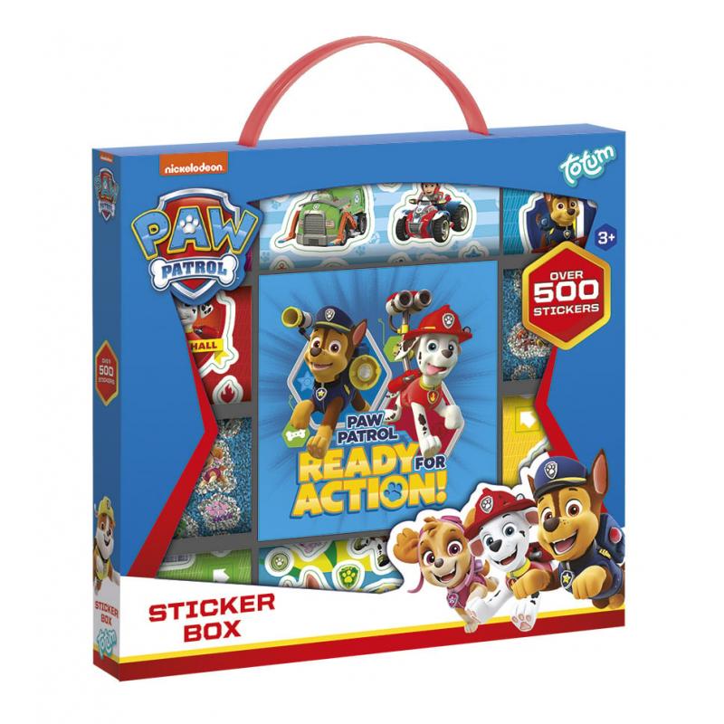 Cutie cu abtibilduri Paw Patrol, Patrula Catelusilor, pe rola