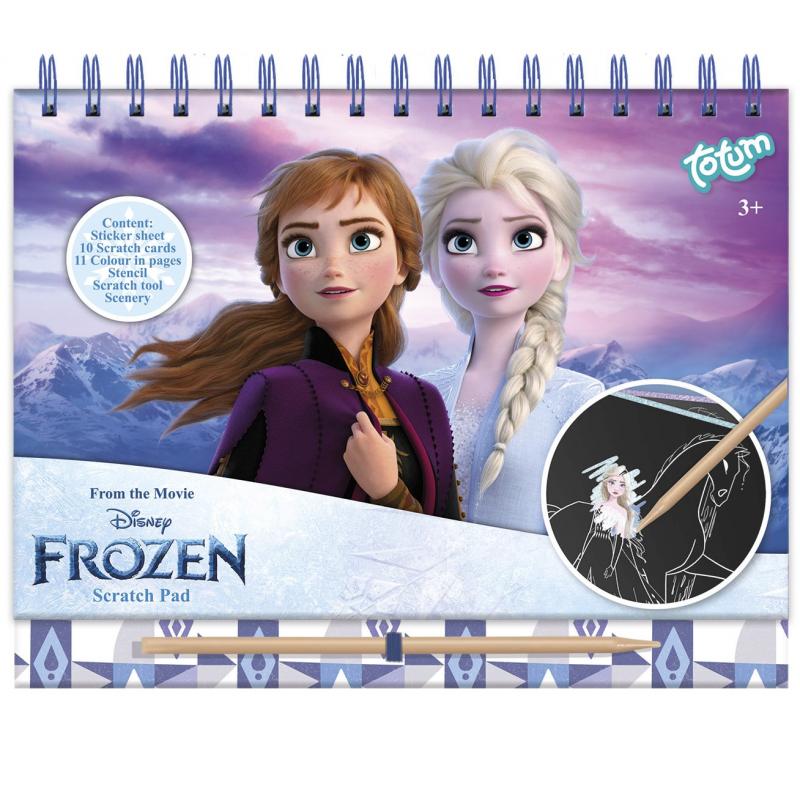 Set creativ de razuit si colorat Disney Frozen