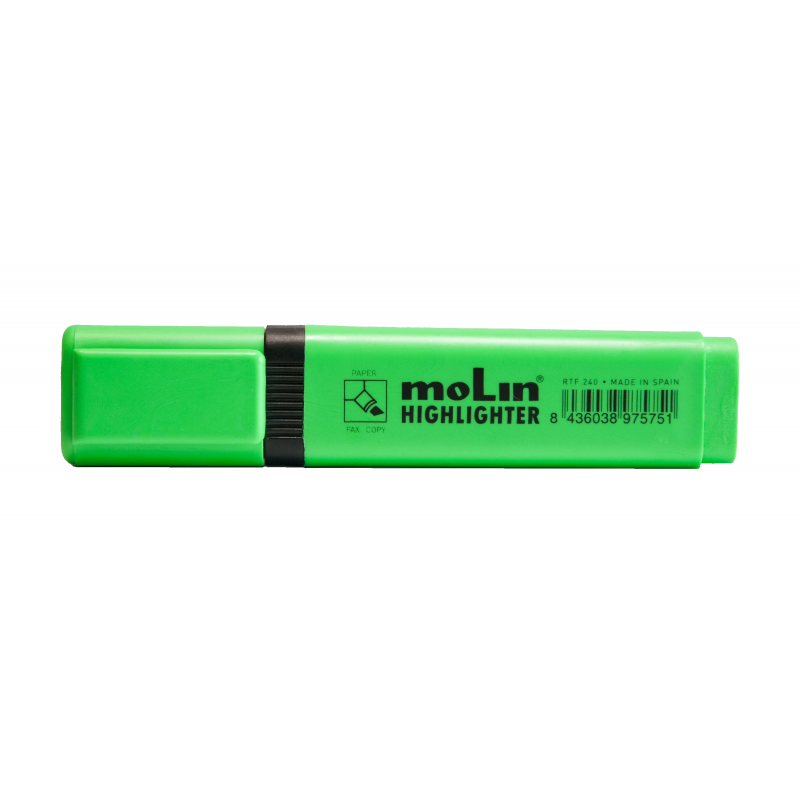 Textmarker Varf Lat, Molin - Verde