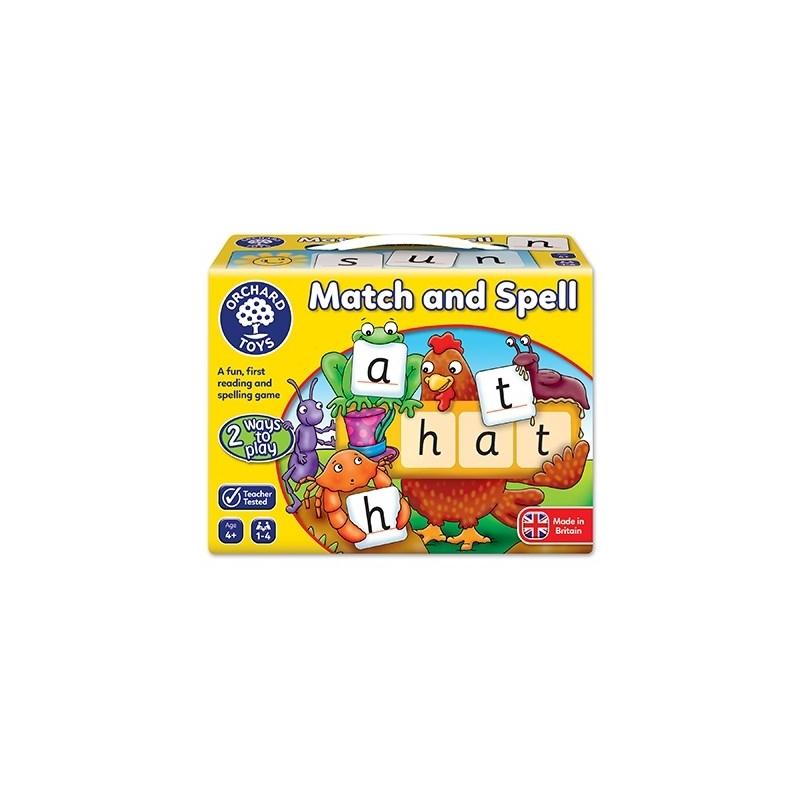 Joc educativ in limba engleza Potriveste si formeaza cuvinte MATCH AND SPELL