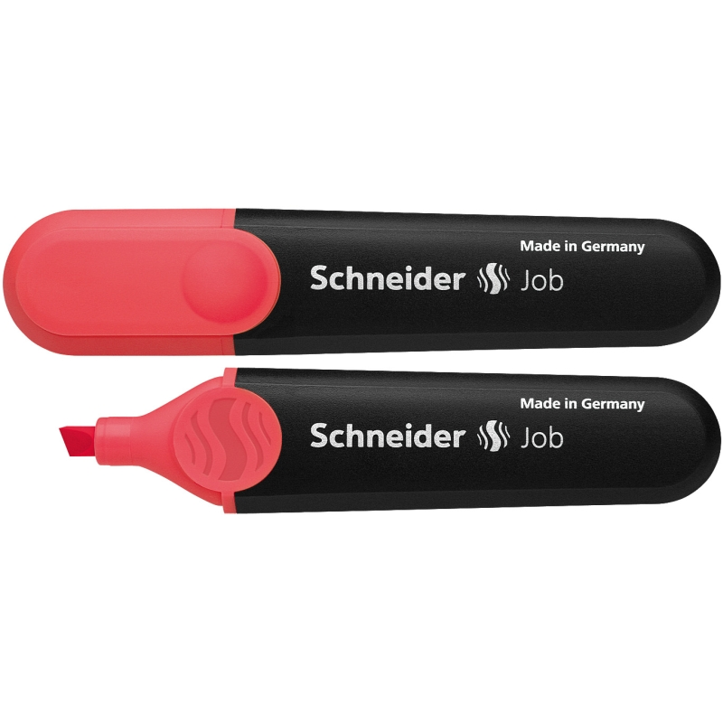 Textmarker Schneider Job, Varf Tesit 1+5mm - Rosu