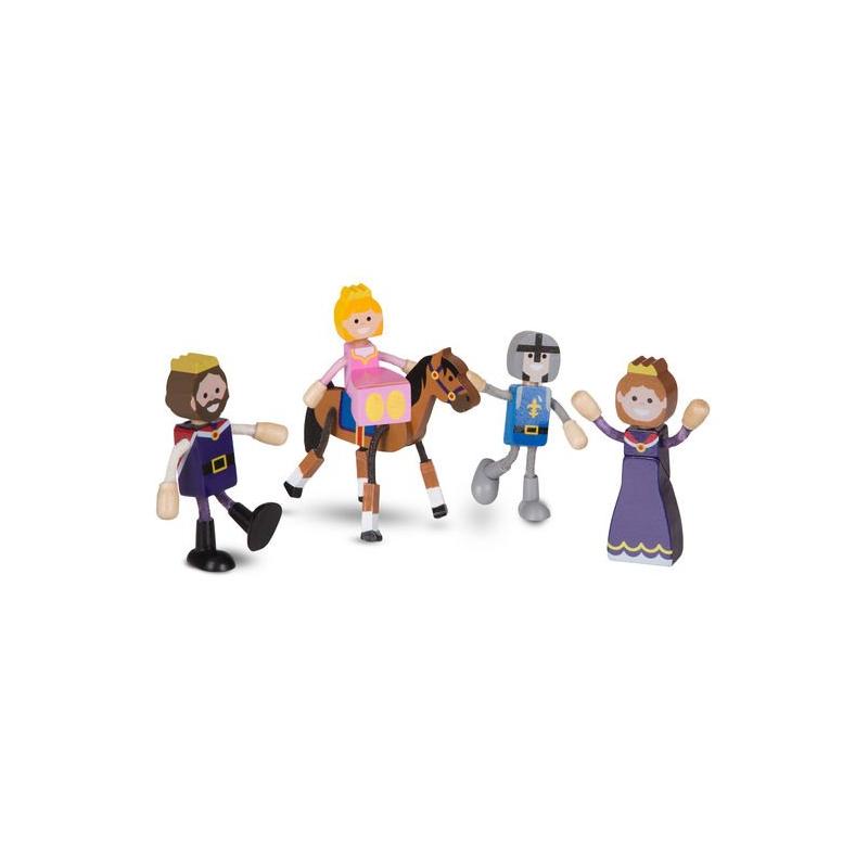 Set figurine flexibile Familia Regala