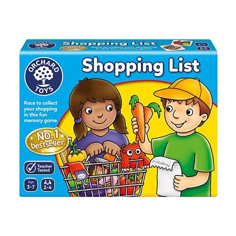 Joc educativ in limba engleza Lista de cumparaturi SHOPPING LIST