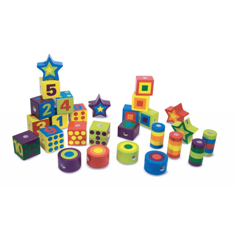 Joc cu activitati Insira Margelele Melissa and Doug