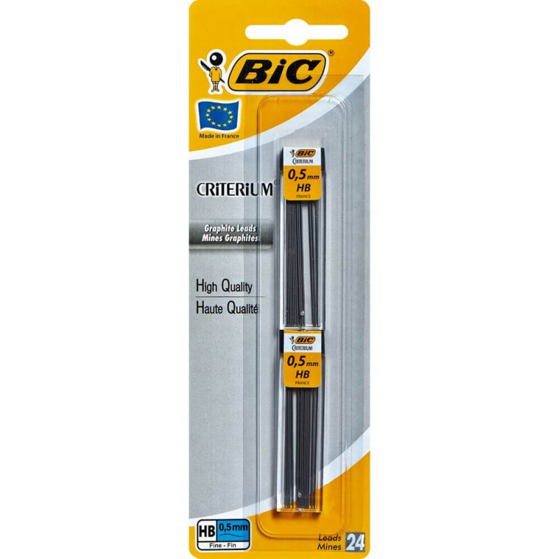 Set 24 Mine Creion Bic , 0.5 Mm