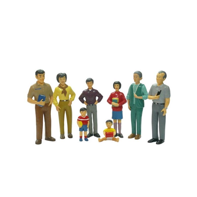 Figurine familie asiatica Miniland