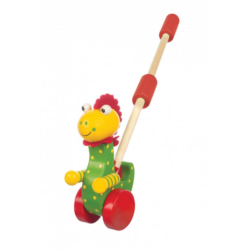 Jucarie de impins dinozaur, Orange Tree Toys