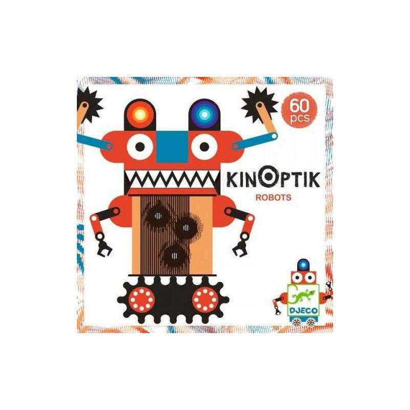 Djeco Kinoptik - Roboti - Joc Educativ si interactiv pentru copii