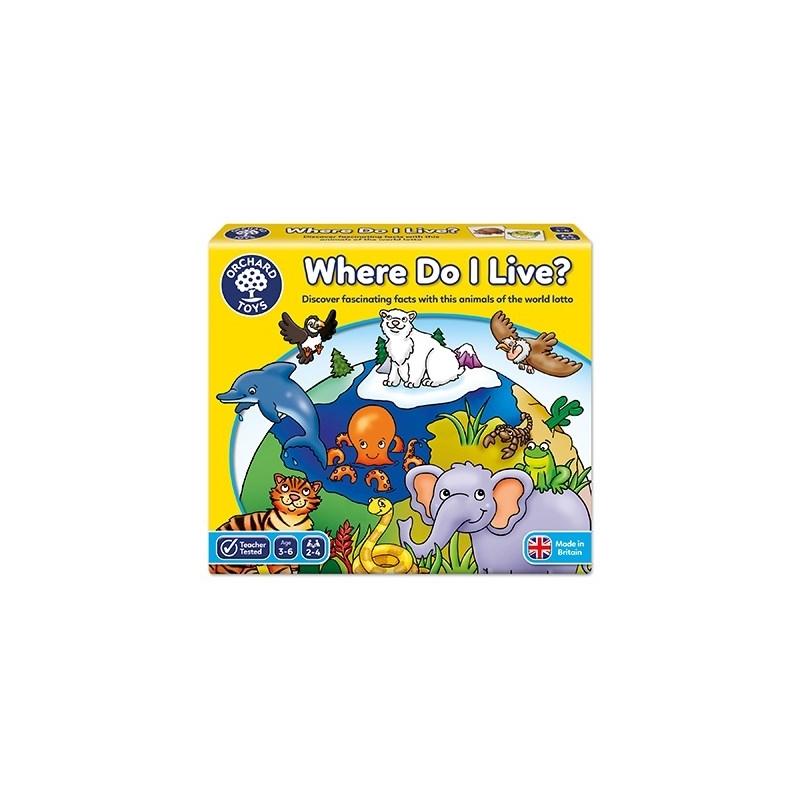 Joc educativ loto Habitate WHERE DO I LIVE