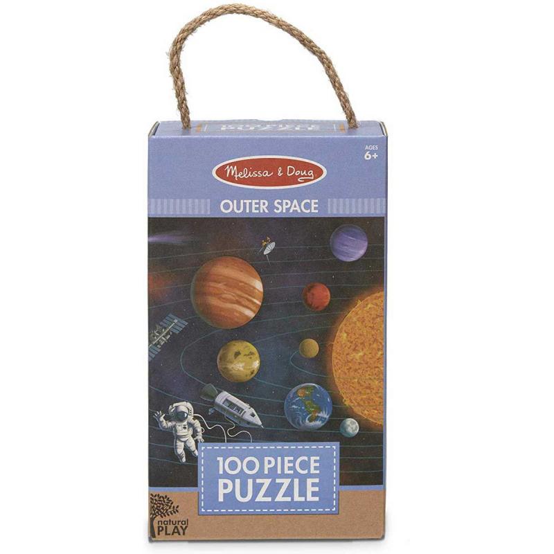 Primul meu puzzle eco din carton Spatiul