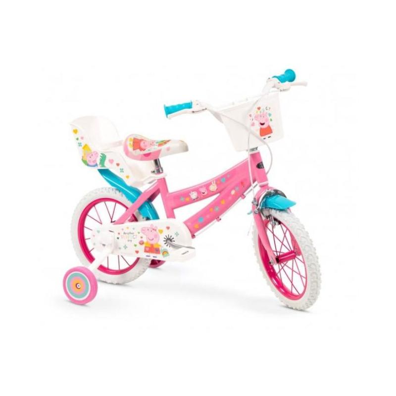 Toimsa Bicicleta 14 Peppa Pig - Bicicleta sigura si distractiva pentru copii