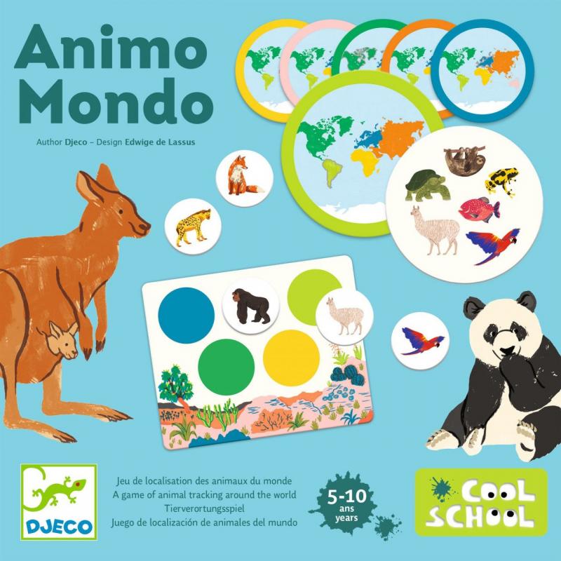 Loto Animo mondo, Djeco - Joc Educativ si interactiv pentru copii