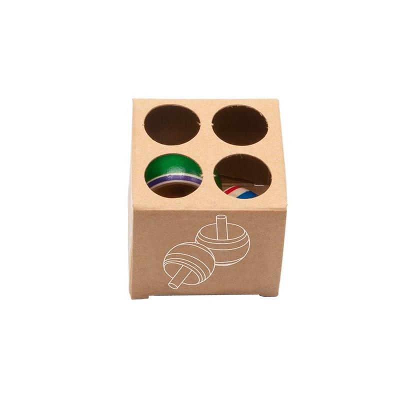 Titirezi eco din lemn in cutie carton, set 2 buc