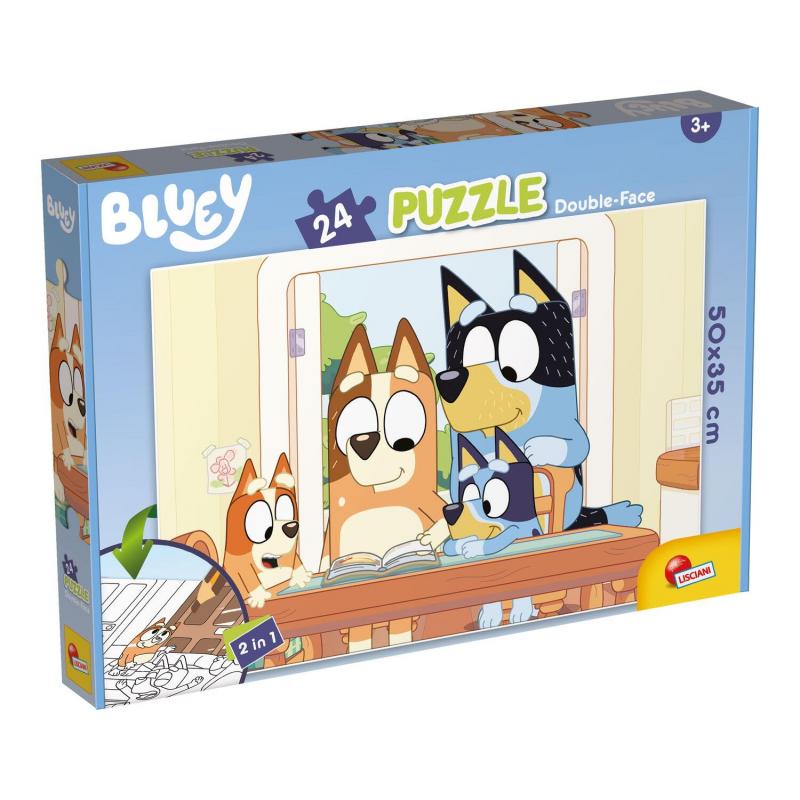 Puzzle de colorat - Bluey (24 de piese)