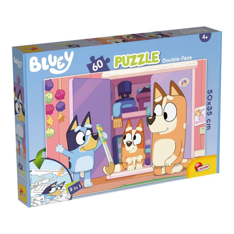 Puzzle de colorat maxi - Bluey (60 de piese)