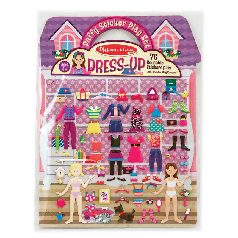 Abtibilduri pufoase Imbracaminte Melissa and Doug