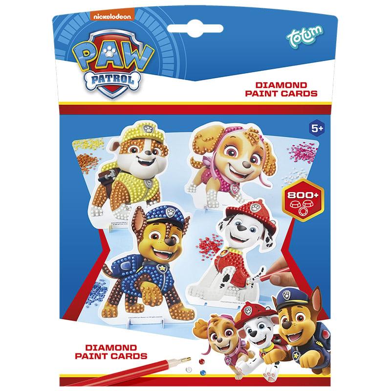 Set creativ diamond painting Paw Patrol, Patrula Catelusilor, Totum