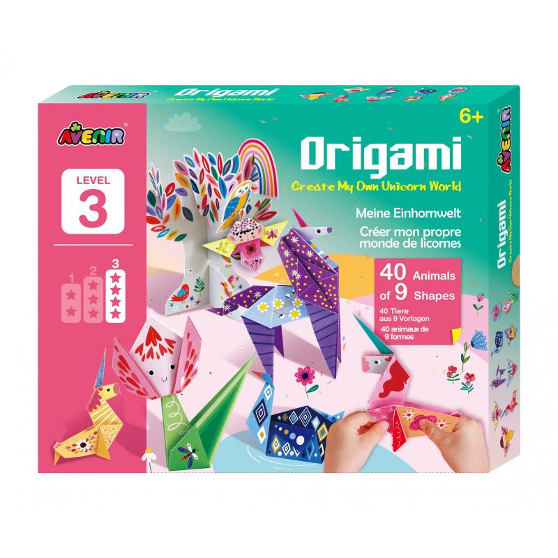 Origami - Unicorni - nivel 3