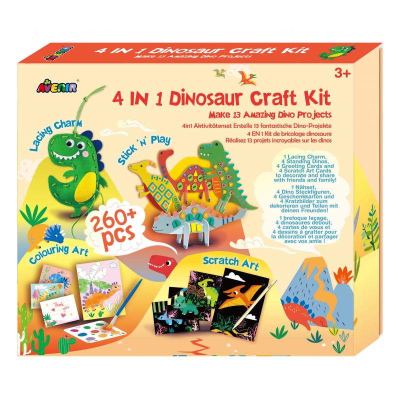 Set creativ 4 in 1 - Dinozauri