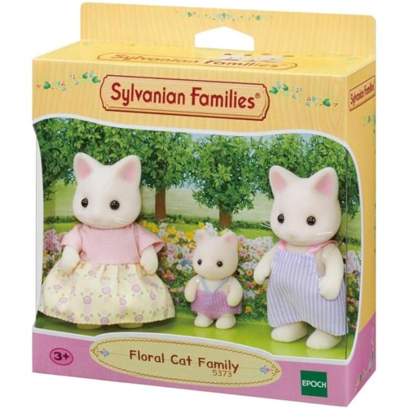 Figurine Sylvanian Families - Familia Pisicutelor Floral