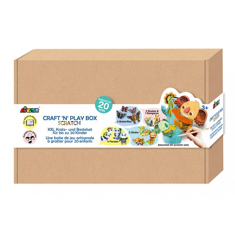 Set creativ XXL de razuit - Craft N Play Box